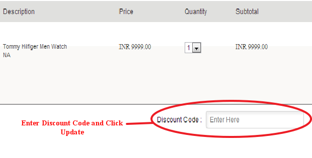 FashionandYou Discount Code Field