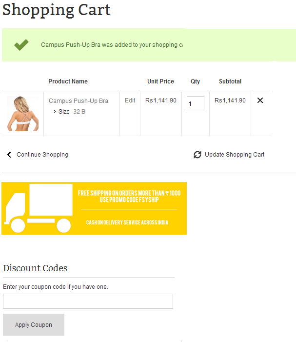 Fun Sexy You Coupon Code Field