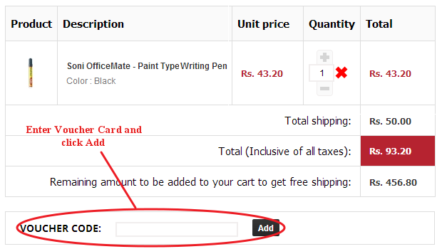 Kobster Voucher Code Field