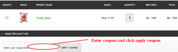 Stop Here Coupon Field