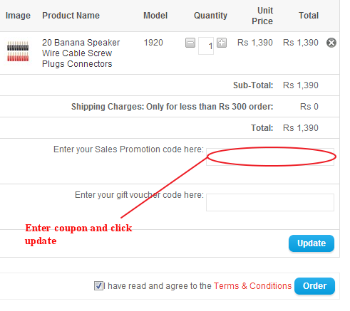 Maujaa Sales Promotion Code Field