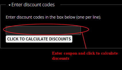 Collectabillia Discount Code Field